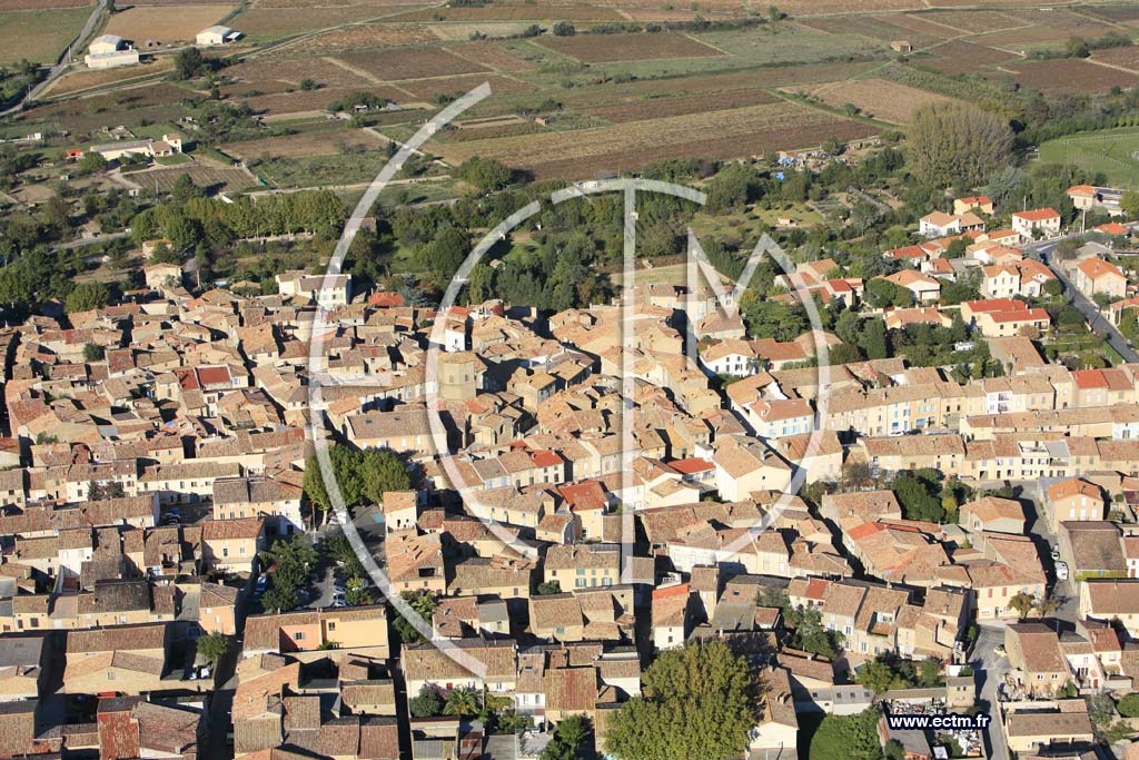 Photo arienne de Rieux Minervois