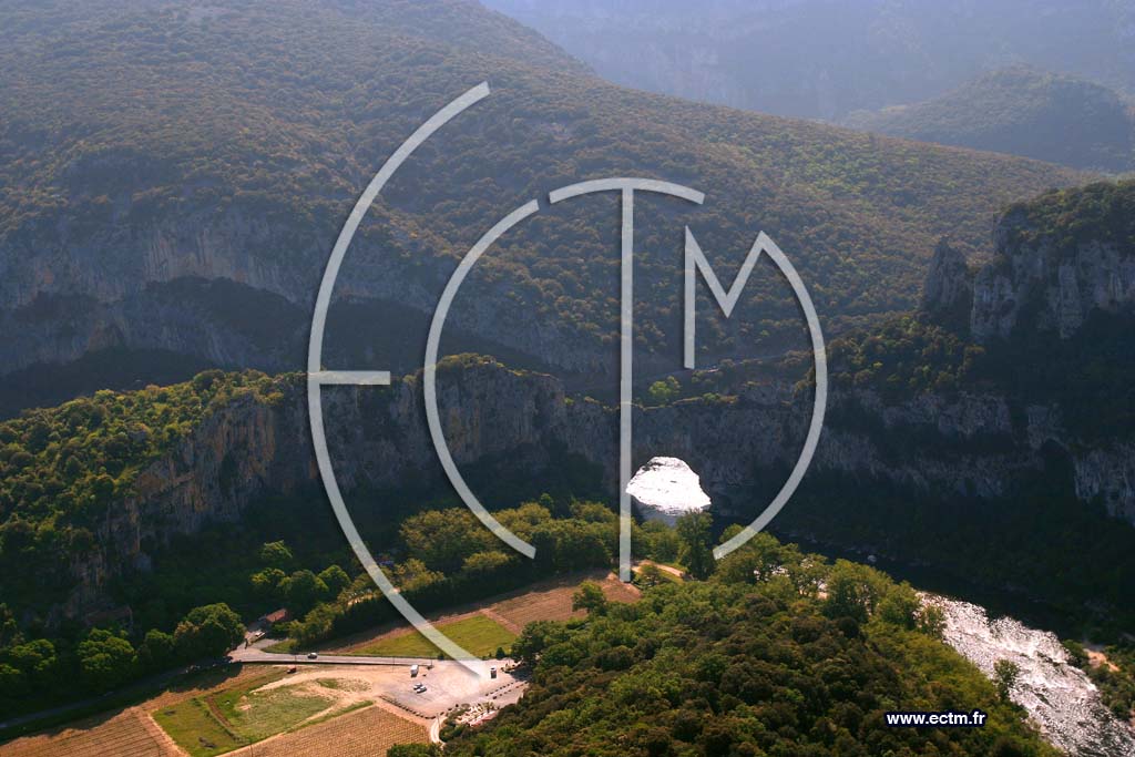 Photo arienne de Gorges de L Ardeche