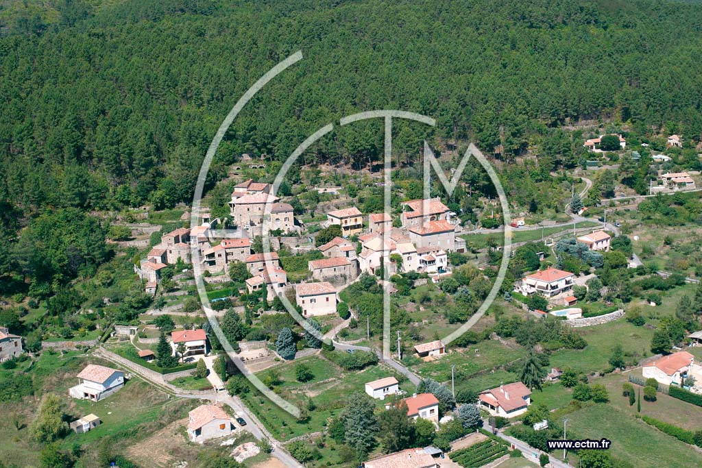 Photo arienne de Saint Paul le Jeune