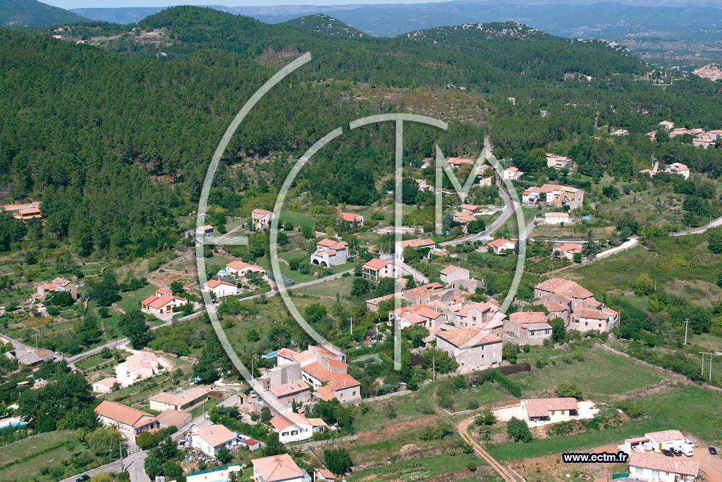 Photo arienne de Saint Paul le Jeune