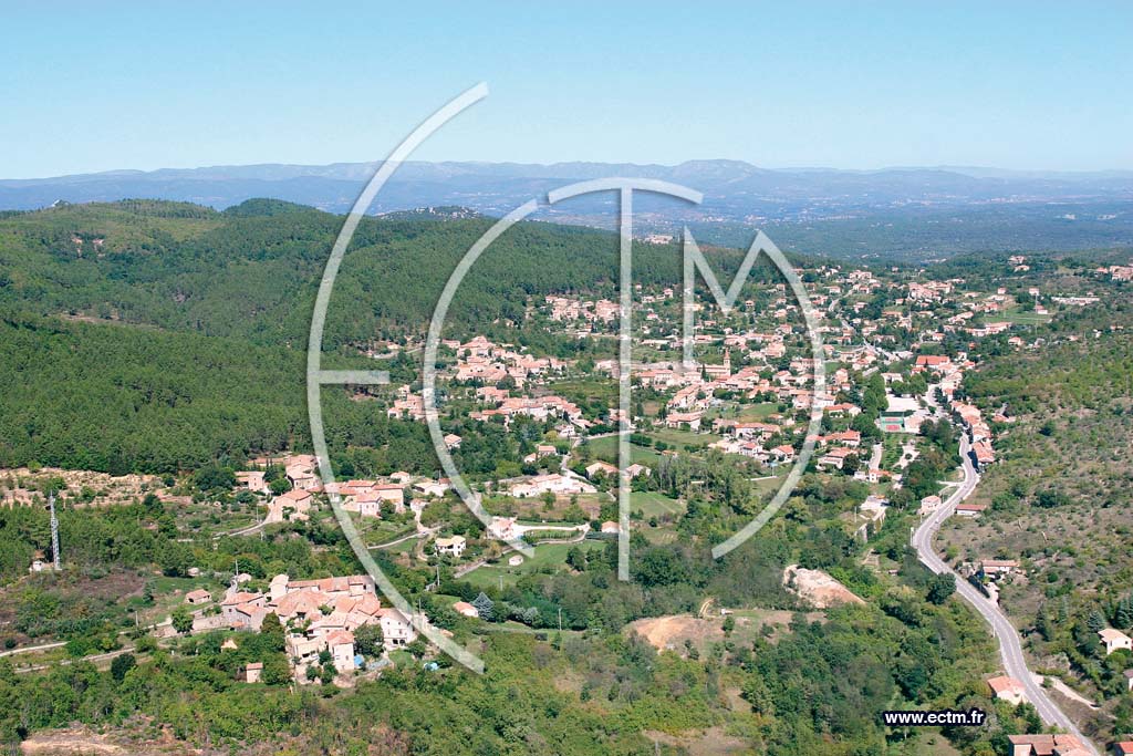 Photo arienne de Saint Paul le Jeune