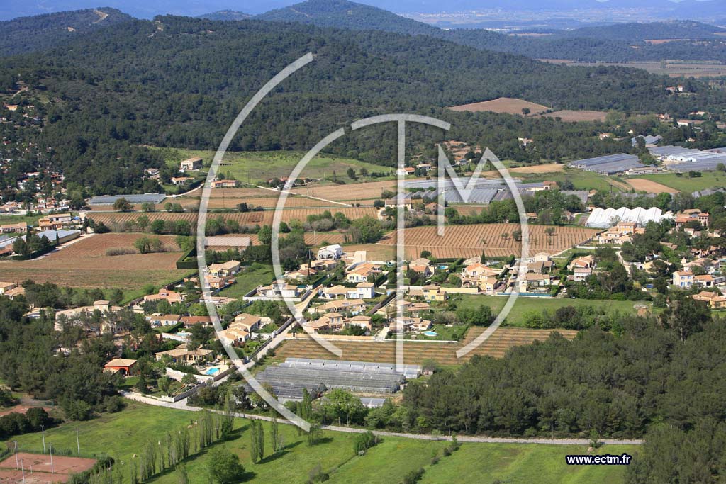 Photo arienne de La Crau