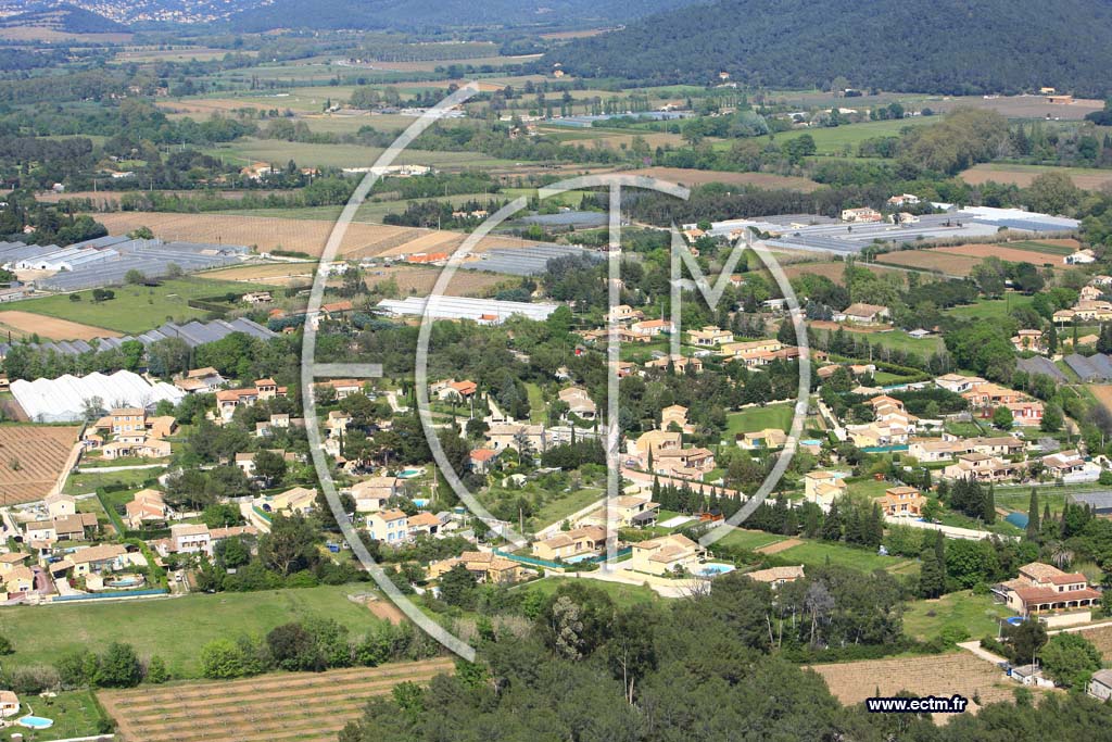 Photo arienne de La Crau