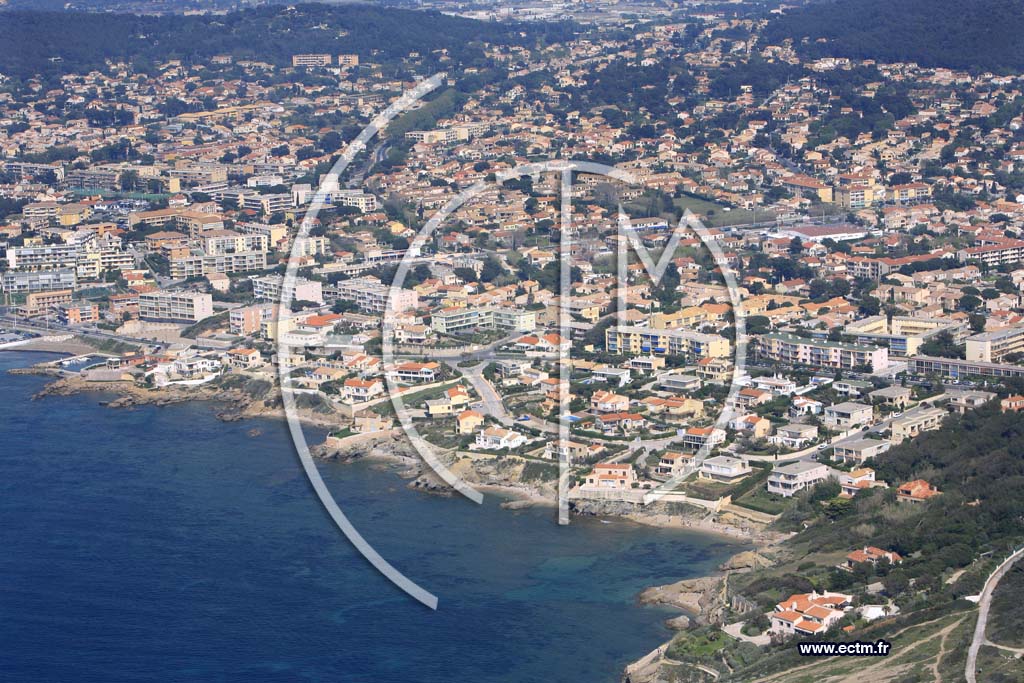 Photo arienne de Sanary sur Mer