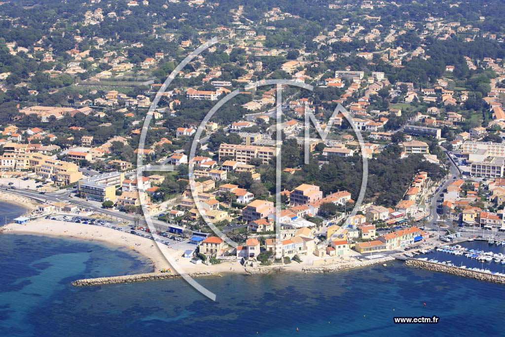 Photo arienne de Six Fours les Plages
