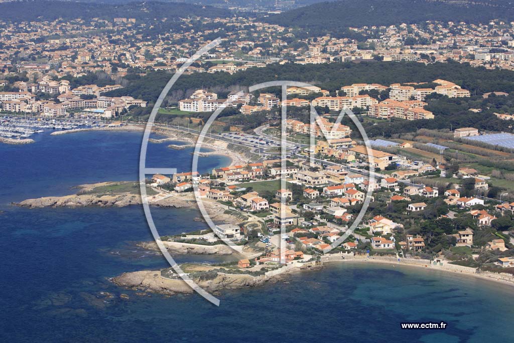 Photo arienne de Six Fours les Plages