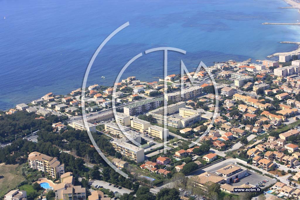 Photo arienne de Six Fours les Plages