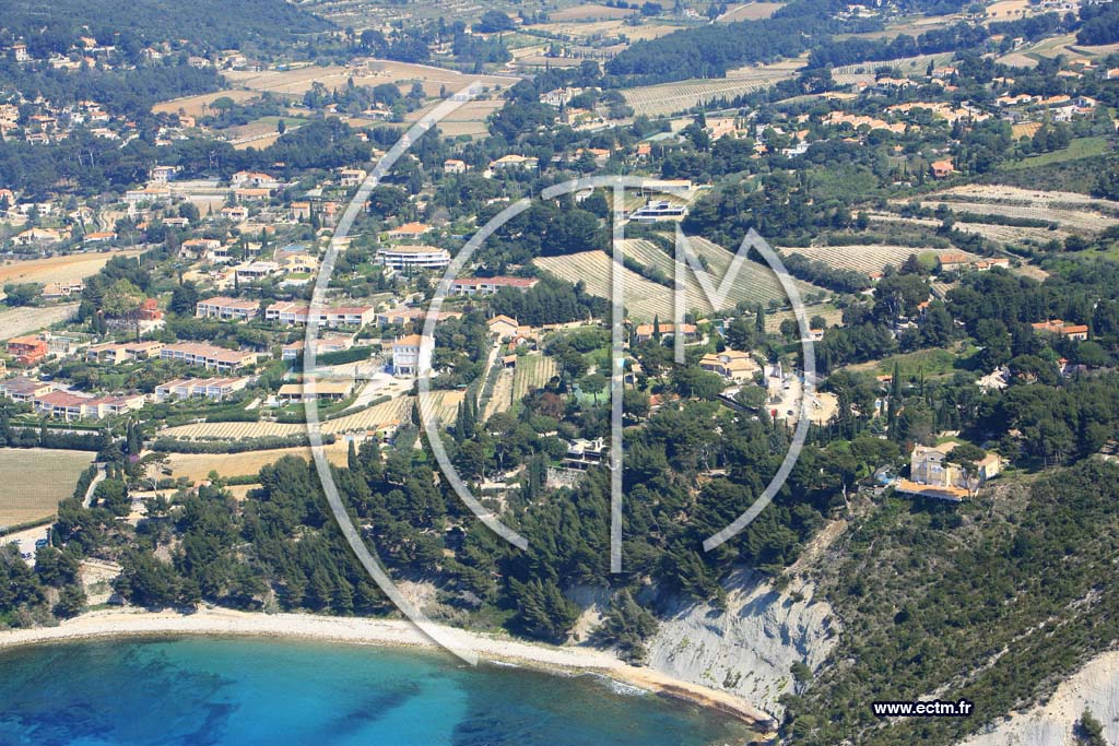 Photo arienne de Cassis