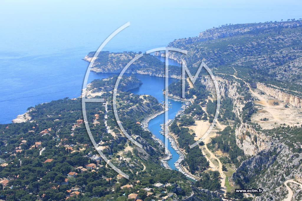 Photo arienne de Cassis