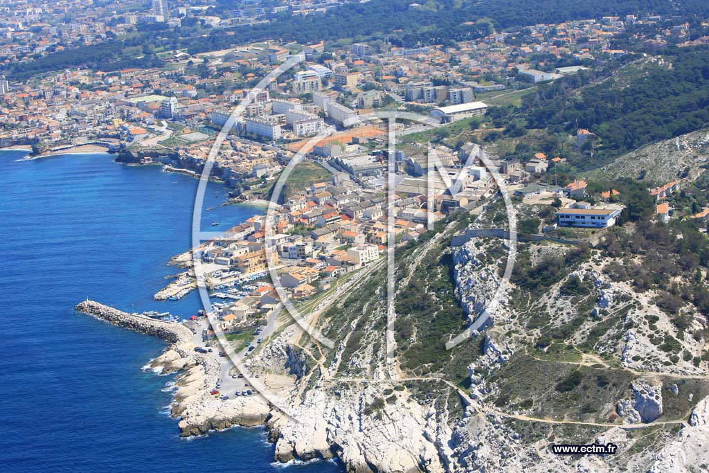 Photo arienne de Marseille 8e - Montredon la Madrague