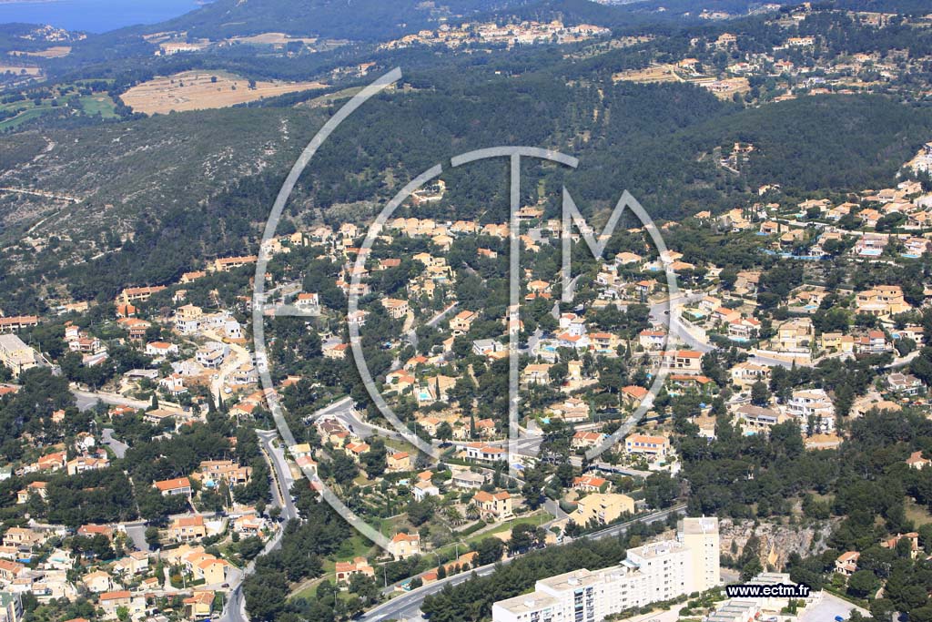 Photo arienne de Bandol