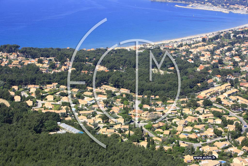 Photo arienne de Saint Cyr sur Mer