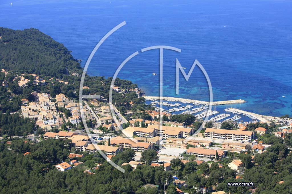 Photo arienne de Saint Cyr sur Mer