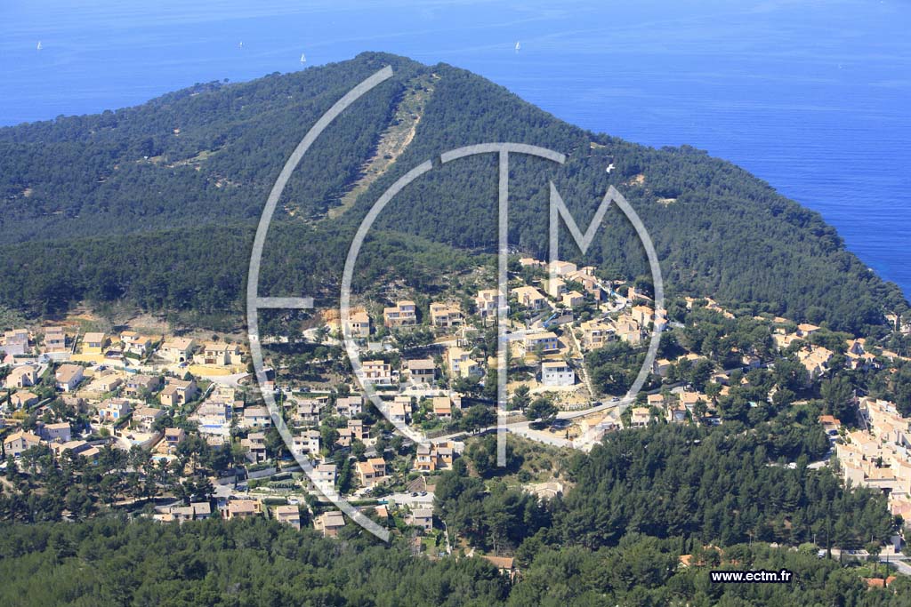 Photo arienne de Saint Cyr sur Mer