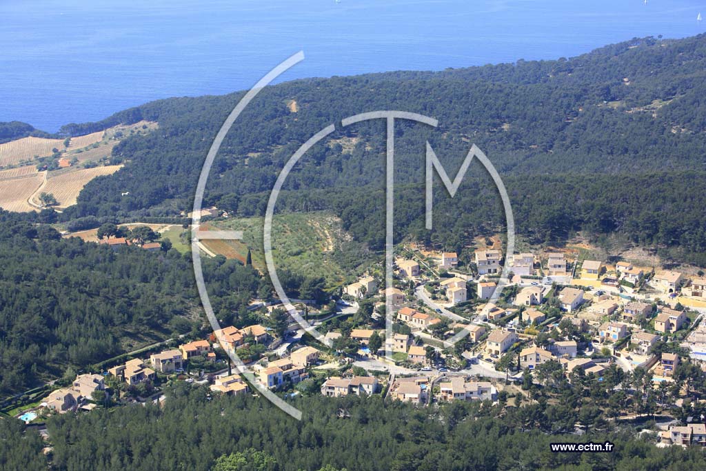 Photo arienne de Saint Cyr sur Mer