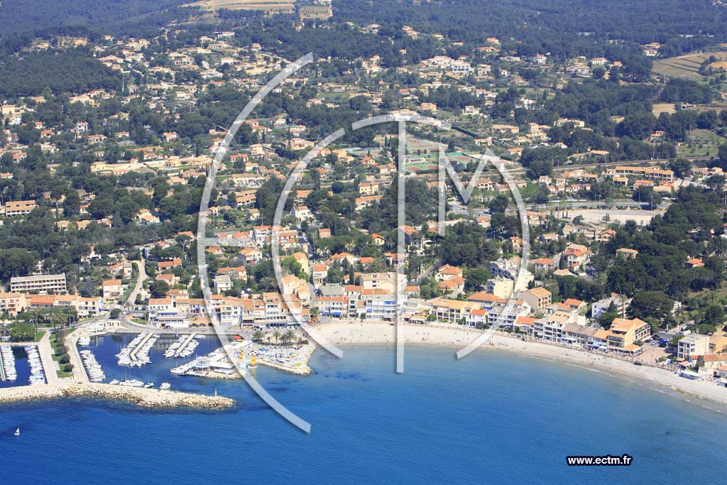 Photo arienne de Saint Cyr sur Mer