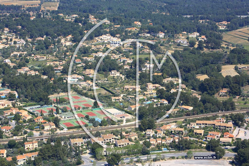 Photo arienne de Saint Cyr sur Mer