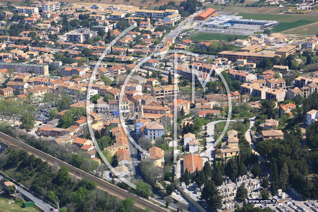 Photo arienne de Saint Cyr sur Mer