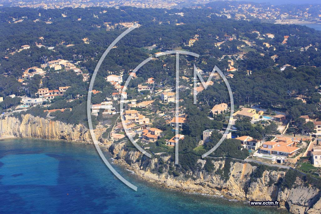Photo arienne de Sanary sur Mer