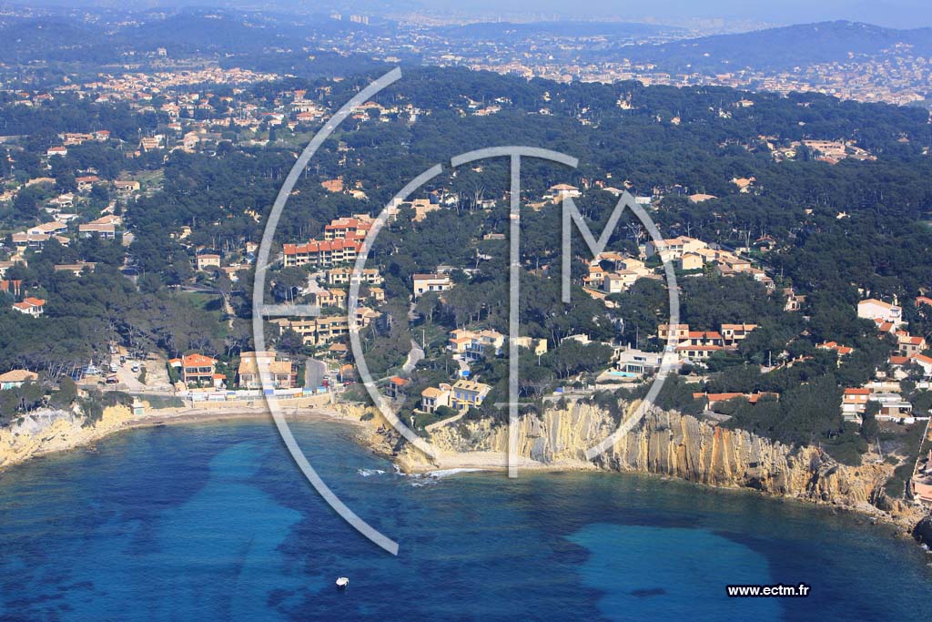 Photo arienne de Sanary sur Mer