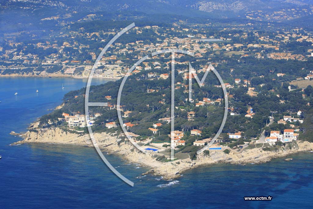 Photo arienne de Sanary sur Mer