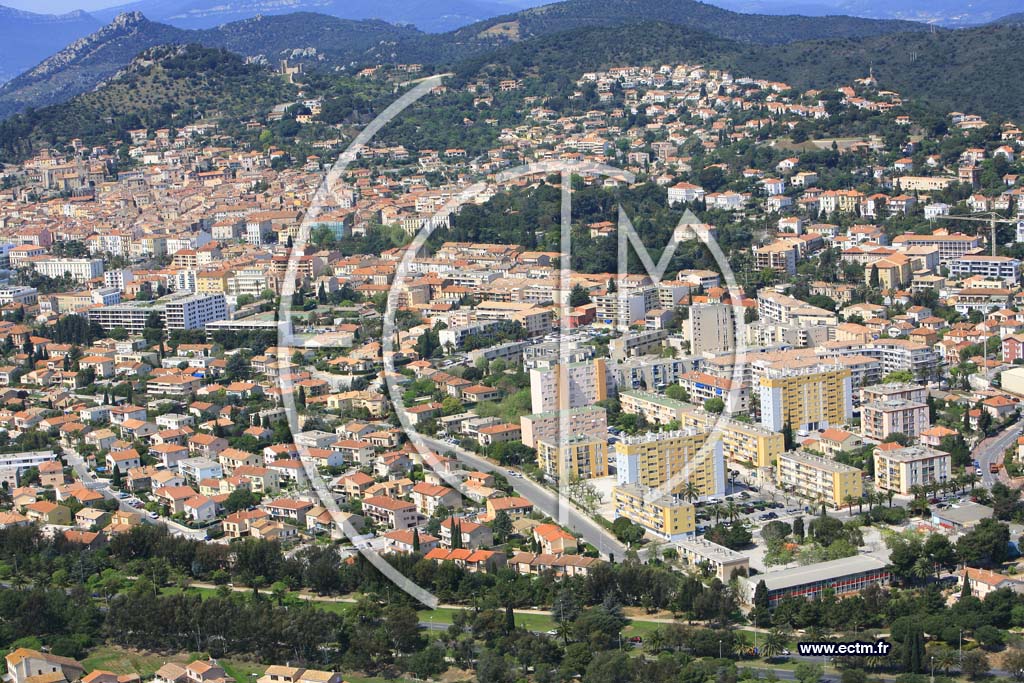 Photo arienne de Hyeres