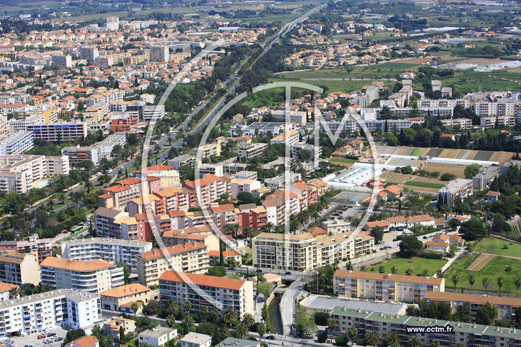 Photo arienne de Hyeres