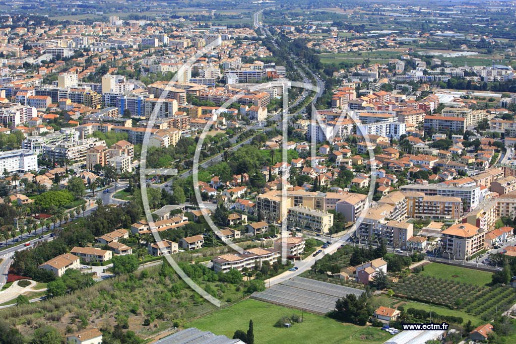 Photo arienne de Hyeres