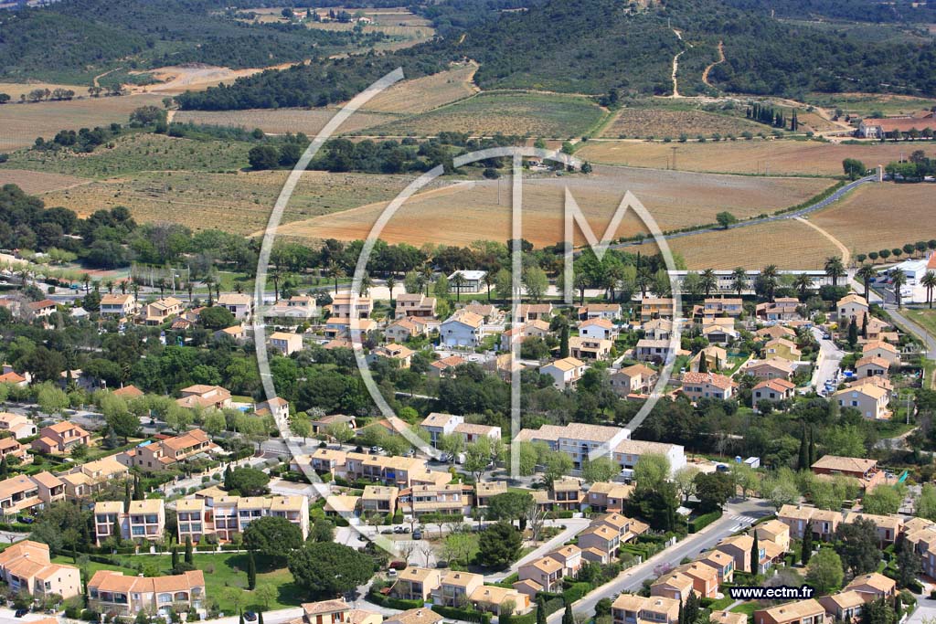 Photo arienne de La Londe les Maures