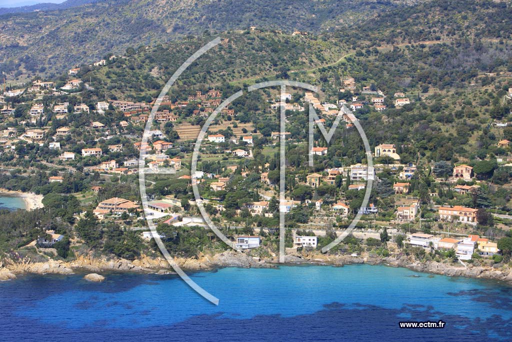 Photo arienne de Le Lavandou