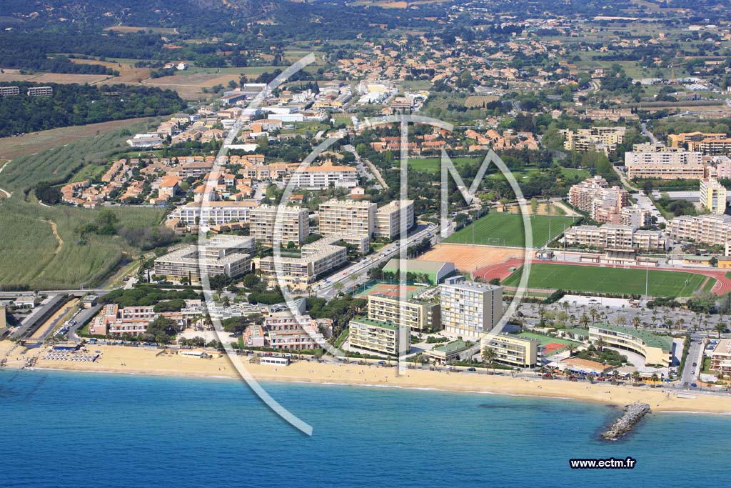 Photo arienne de Le Lavandou