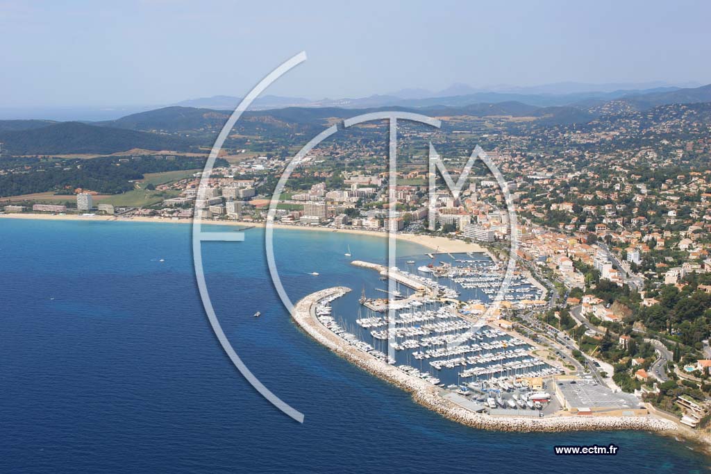 Photo arienne de Le Lavandou