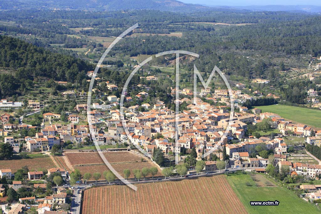 Photo arienne de Carnoules