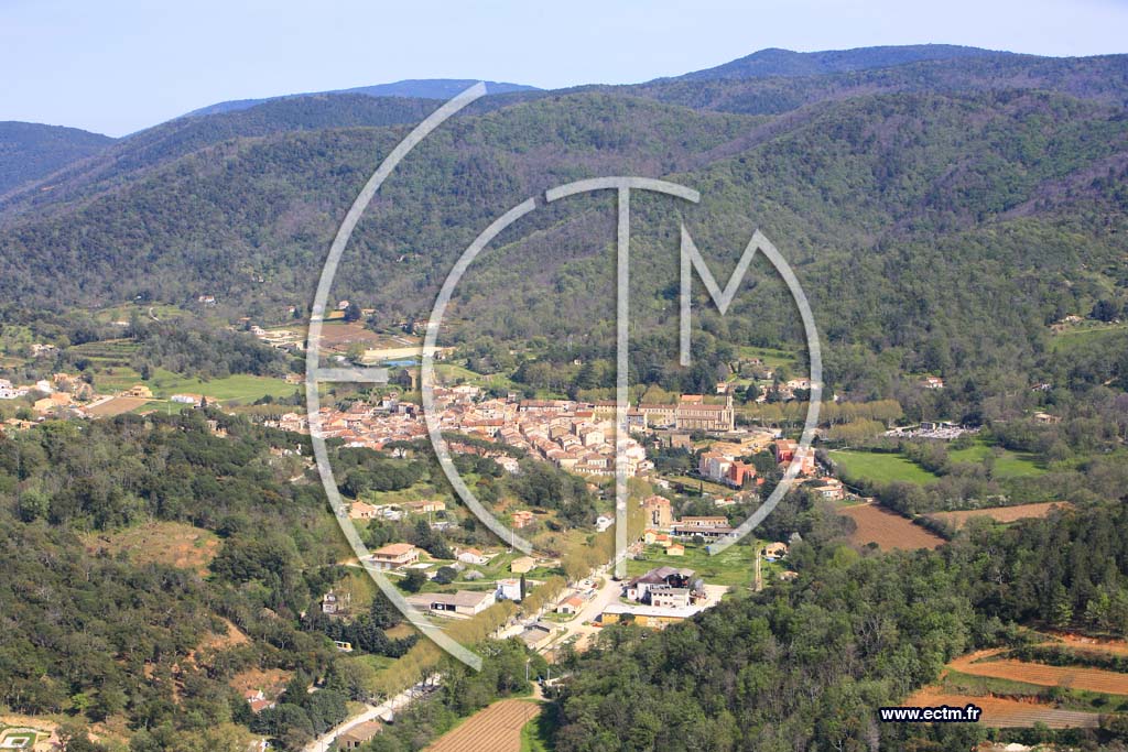 Photo arienne de Collobrieres