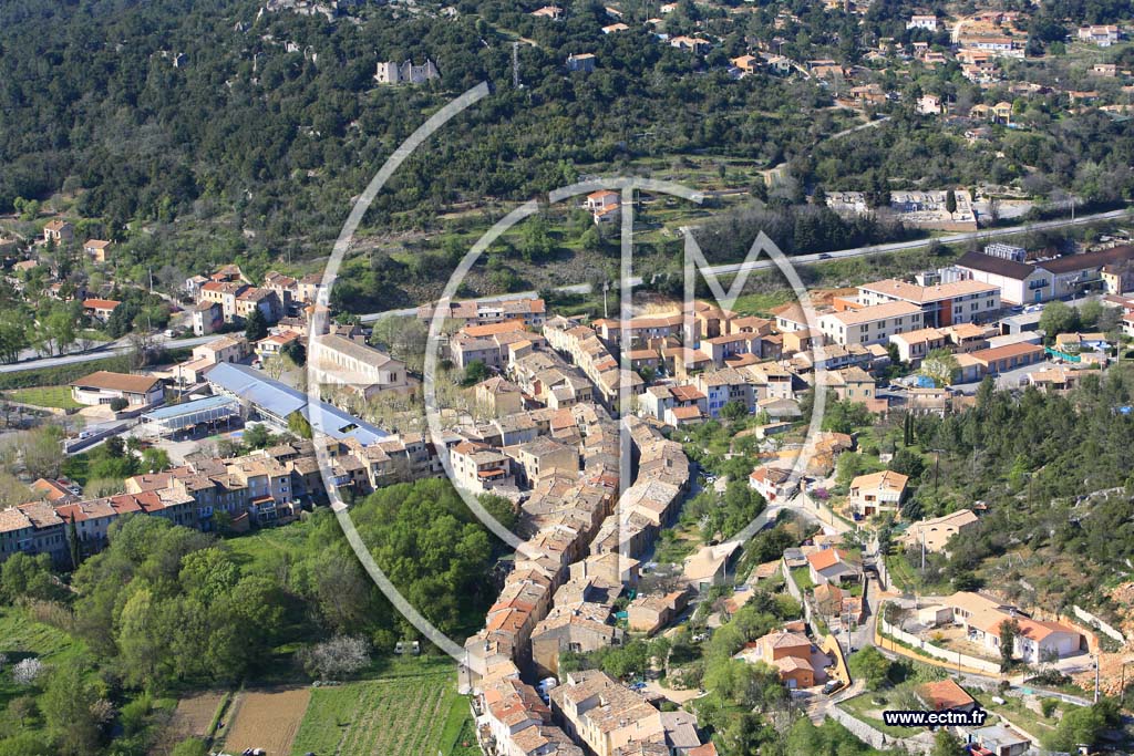 Photo arienne de Flassans sur Issole