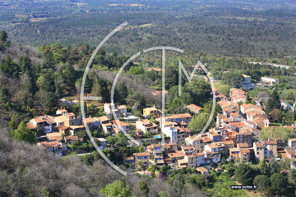 Photo arienne de Les Mayons