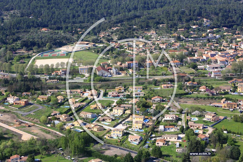 Photo arienne de Pignans