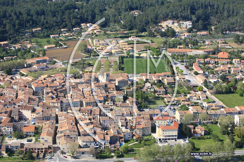 Photo arienne de Pignans