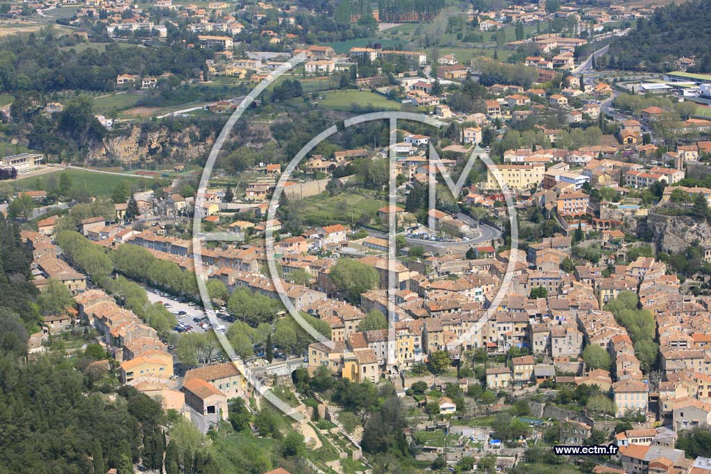 Photo arienne de Barjols