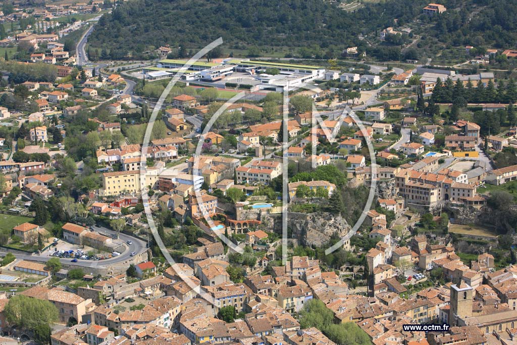 Photo arienne de Barjols