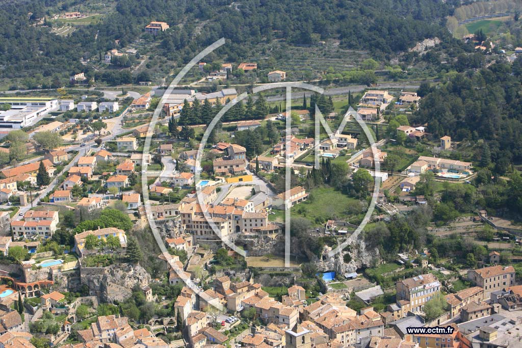 Photo arienne de Barjols