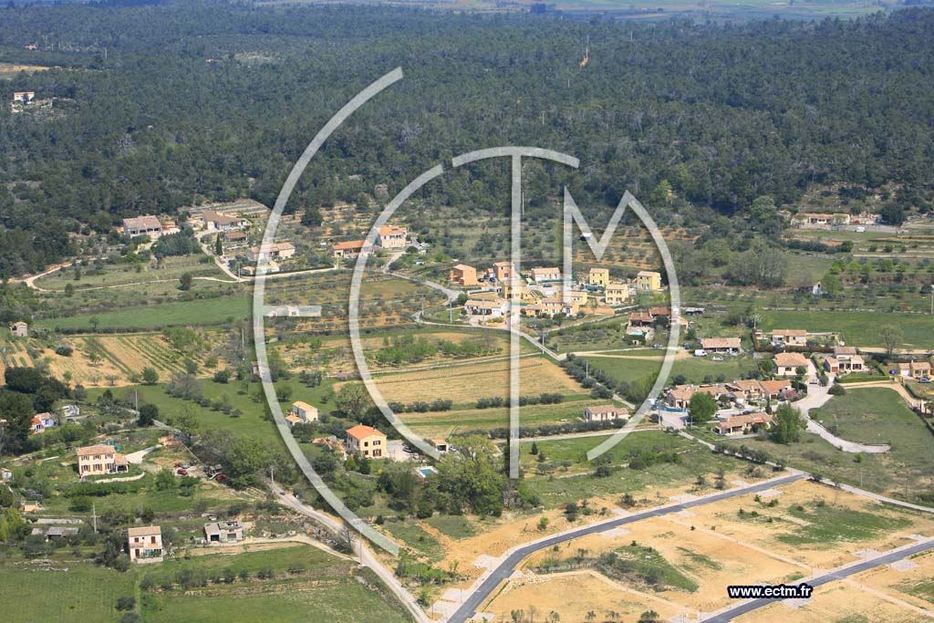 Photo arienne de Barjols