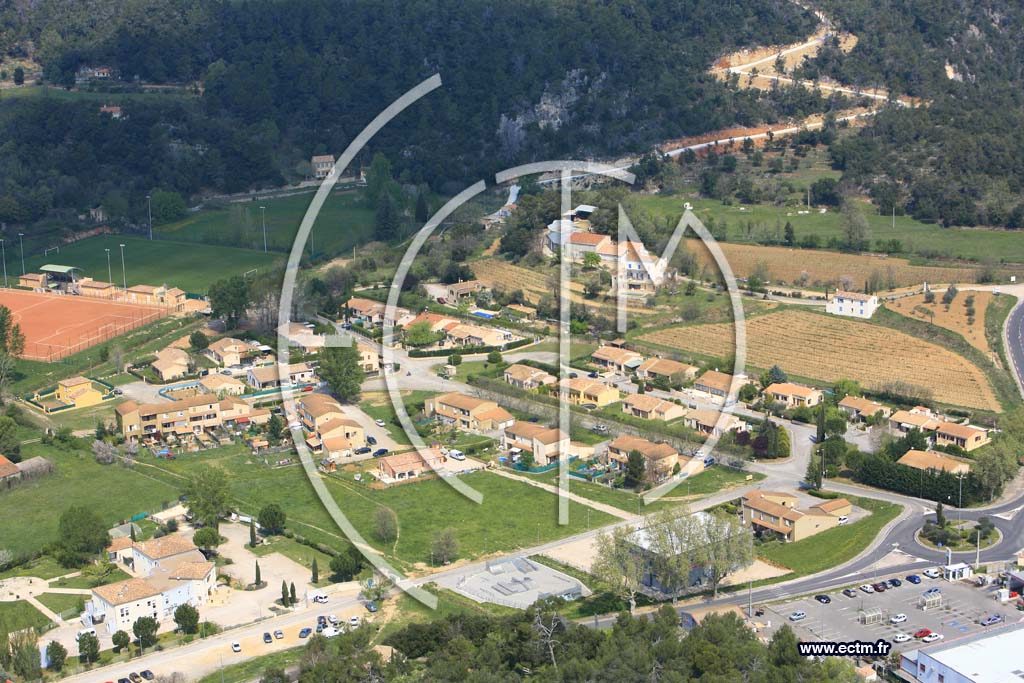 Photo arienne de Barjols