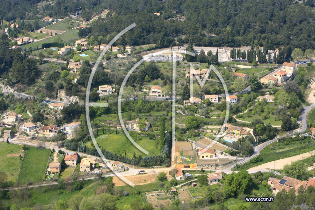 Photo arienne de Barjols