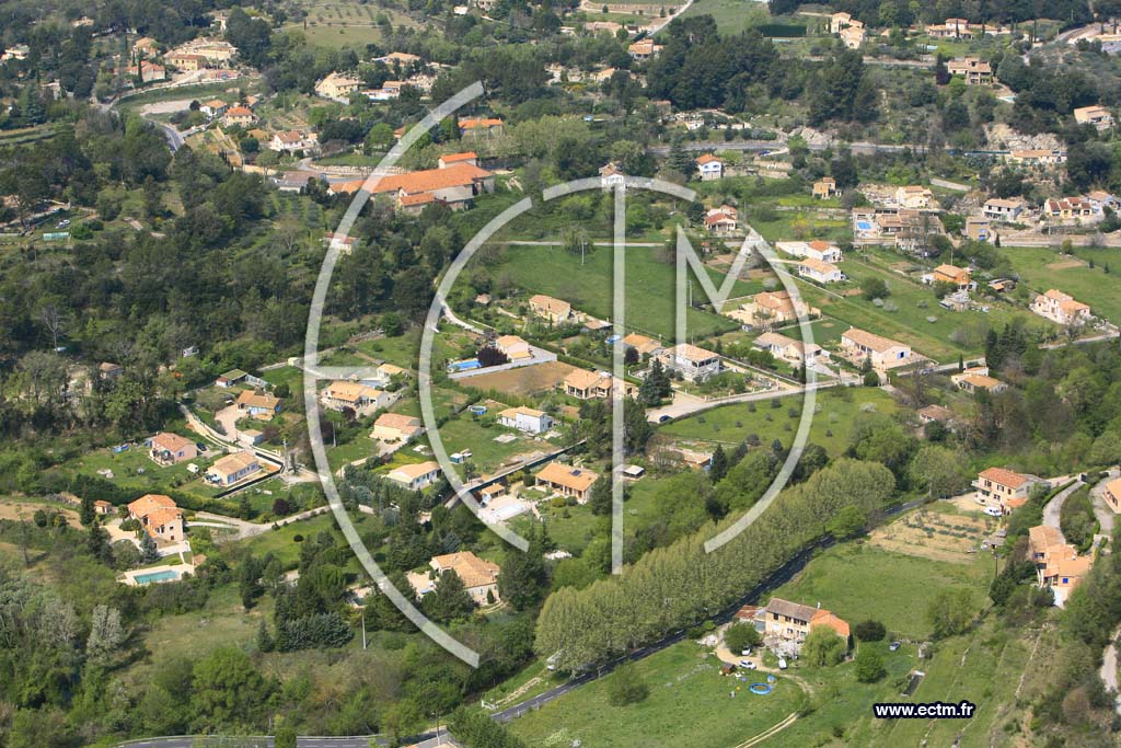 Photo arienne de Barjols