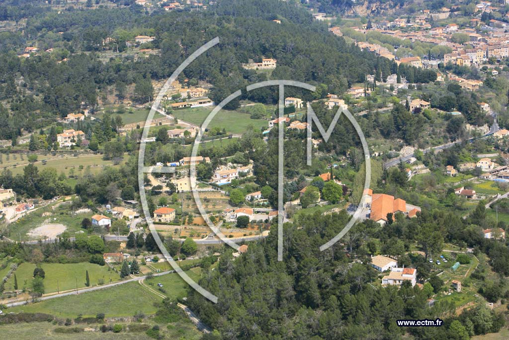 Photo arienne de Barjols