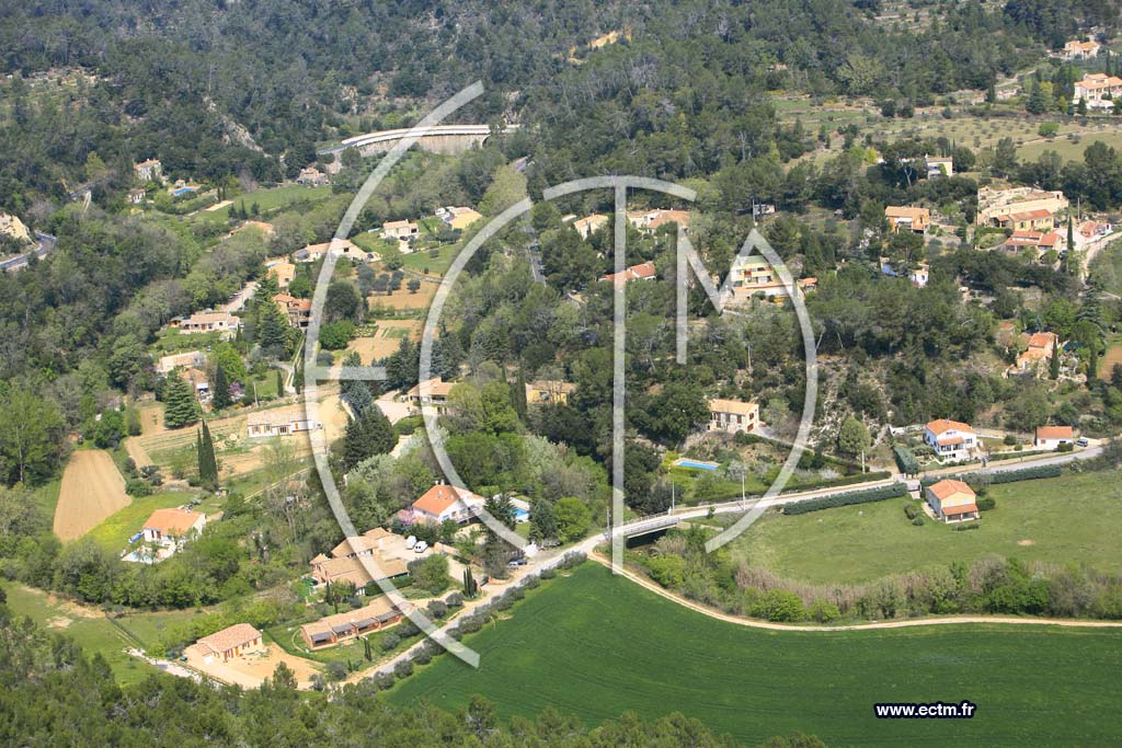Photo arienne de Barjols