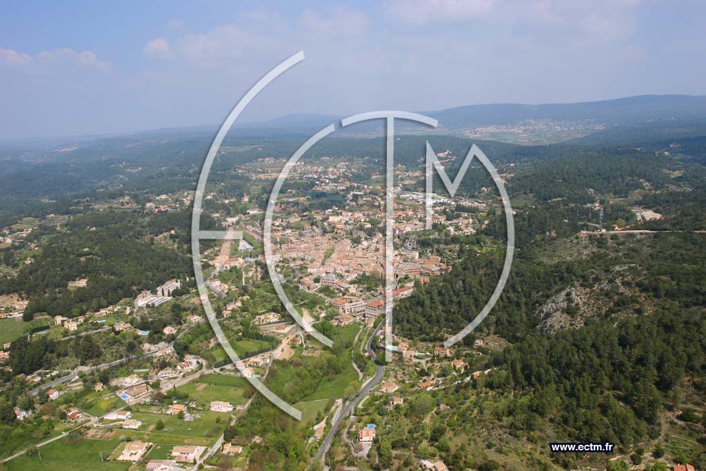 Photo arienne de Barjols