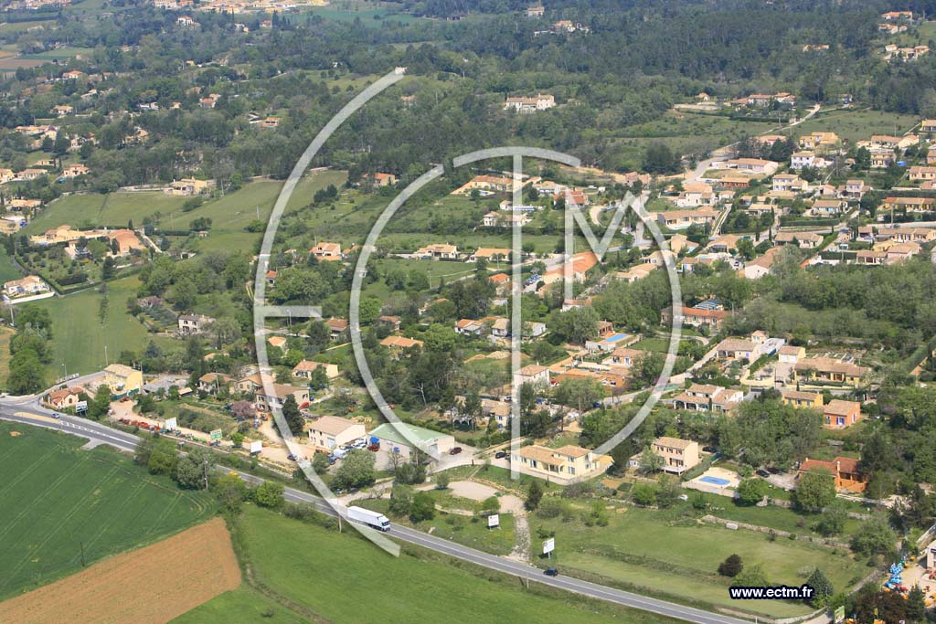 Photo arienne de Brignoles