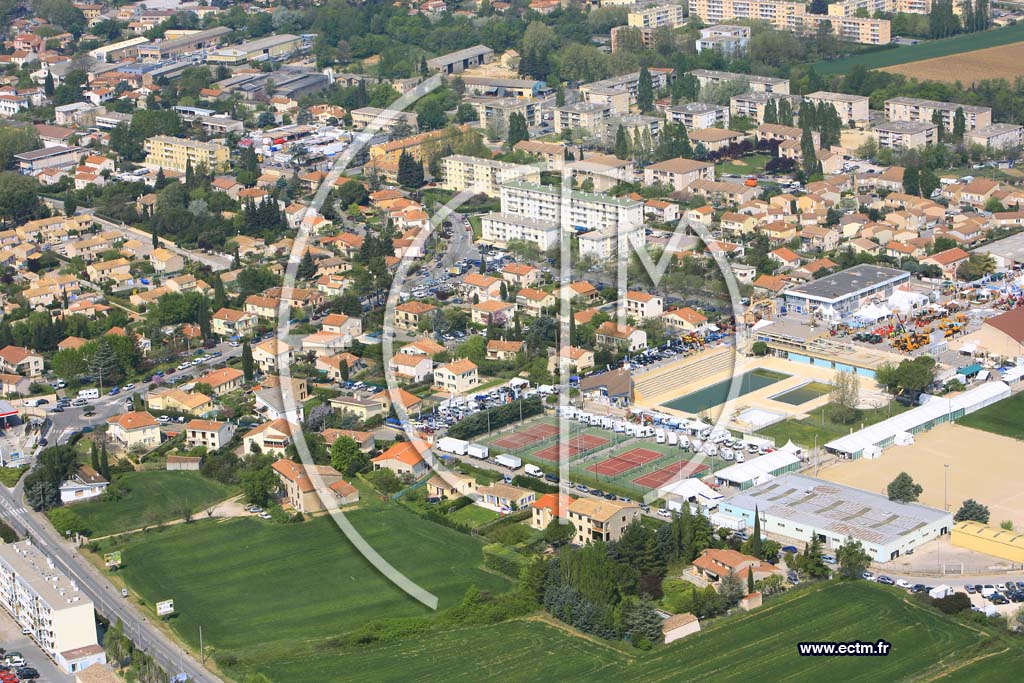 Photo arienne de Brignoles